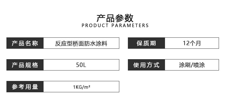 反應(yīng)型橋面防水涂料