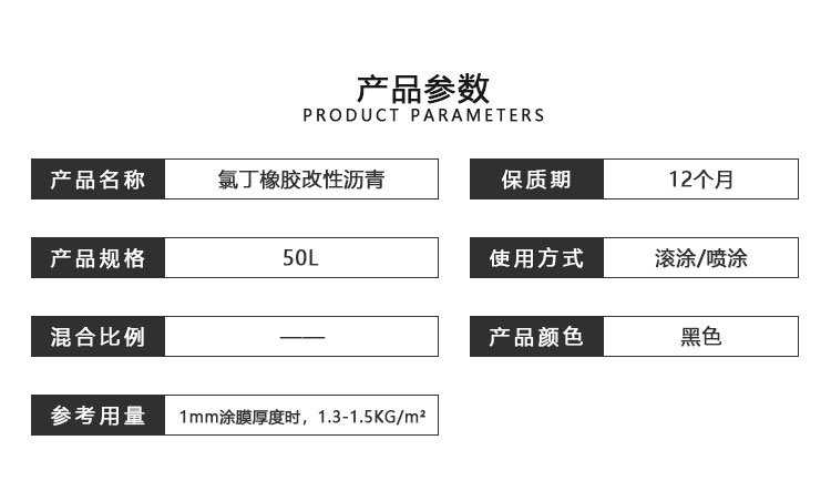 氯丁橡膠改性瀝青